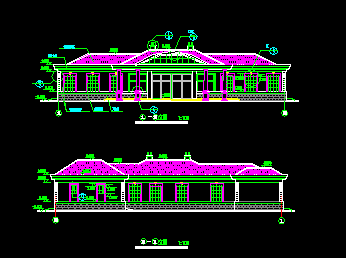 某公園食堂建筑設(shè)計圖紙免費(fèi)下載 - 園林古建 - 土木工程網(wǎng)